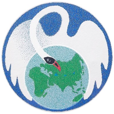 Белый лебедь, обнимающий крыльями нашу планету